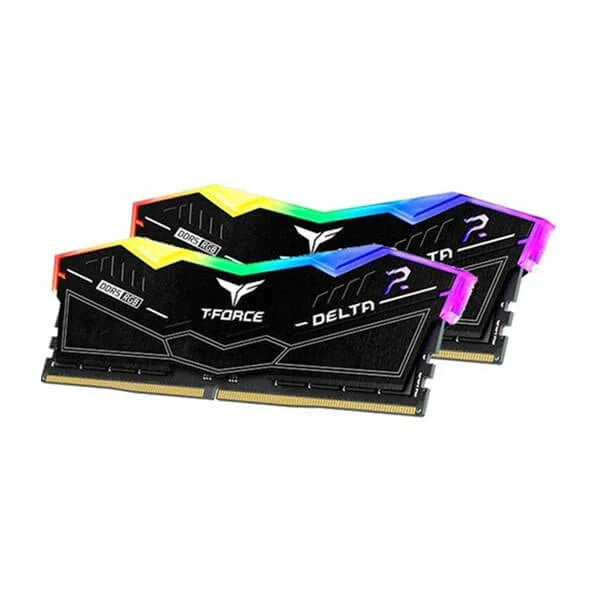 TEAMGROUP T-Force Delta RGB 32GB ( 16GB x 2 ) 7200MHz DDR5 RAM (Black) ( CL34 )