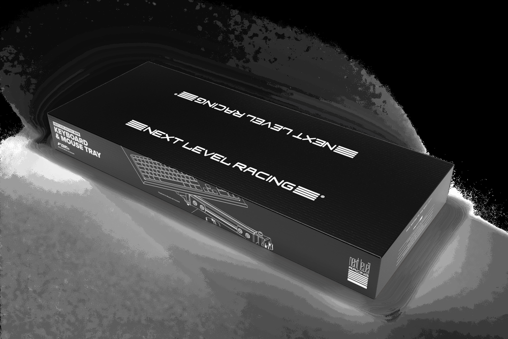Next Level Racing F-GT Elite Keyboard & Mouse Tray Carbon Grey NLR-E010