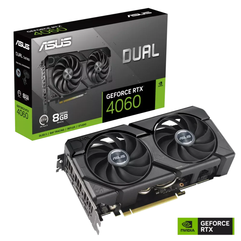 ASUS Dual GeForce RTX 4060 EVO 8GB NVIDIA Graphic Card