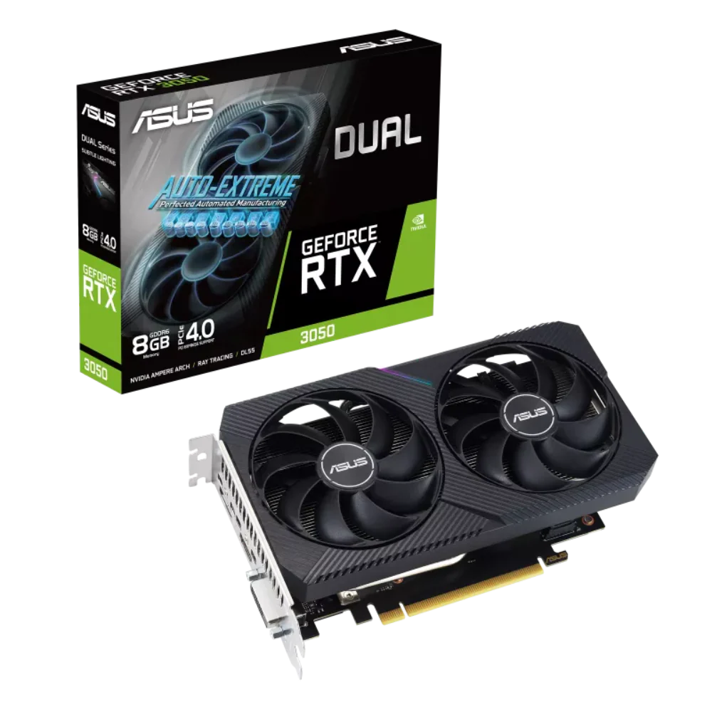 ASUS Dual GeForce RTX 3050 V2 8GB Nvidia Graphic Card