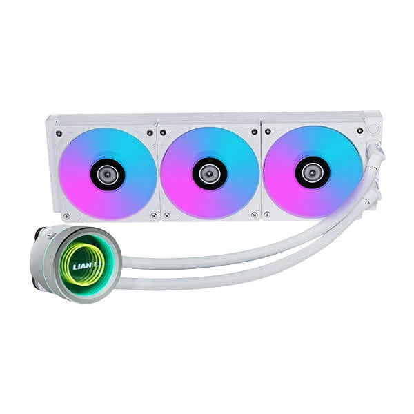 LIAN LI Galahad II Trinity ARGB 360mm CPU Liquid Cooler (White)