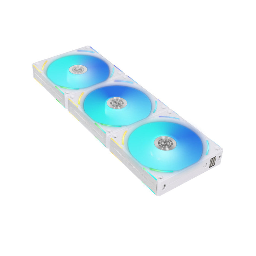 LIAN LI UNI Fan AL120 V2 ARGB Cabinet Fan (White) (Triple Pack)