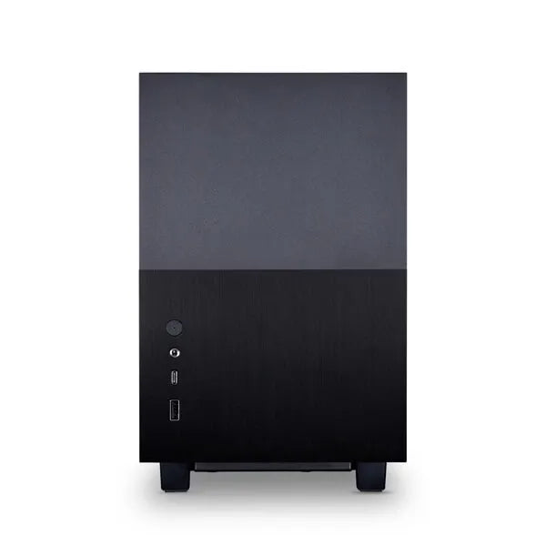 LIAN LI Q58X4 ITX Mini Tower Cabinet With PCIe 4.0 Riser Cable (Black)