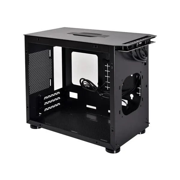 LIAN LI TU150 Tempered Glass ITX Mini Tower Cabinet (Black)