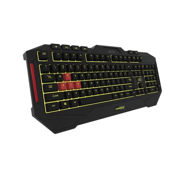 ASUS Cerberus MKII Full Size Membrane Wireless Gaming Keyboard ( Black )