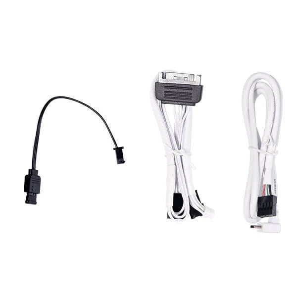 LIAN LI Galahad II LCD ARGB 360mm CPU Liquid Cooler (White)