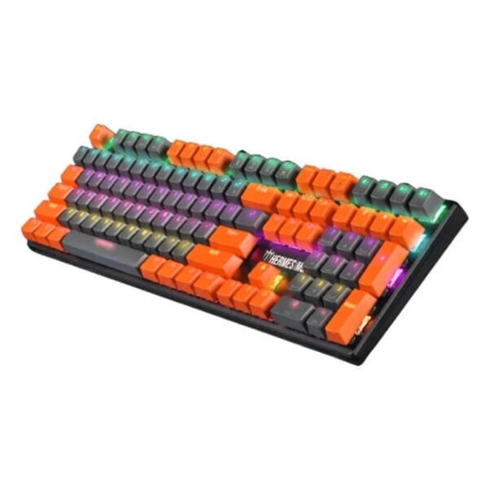 GAMDIAS Hermes M5A Full Size Mechanical Wireless Gaming Keyboard ( Black ) ( Clicky Blue Switches )