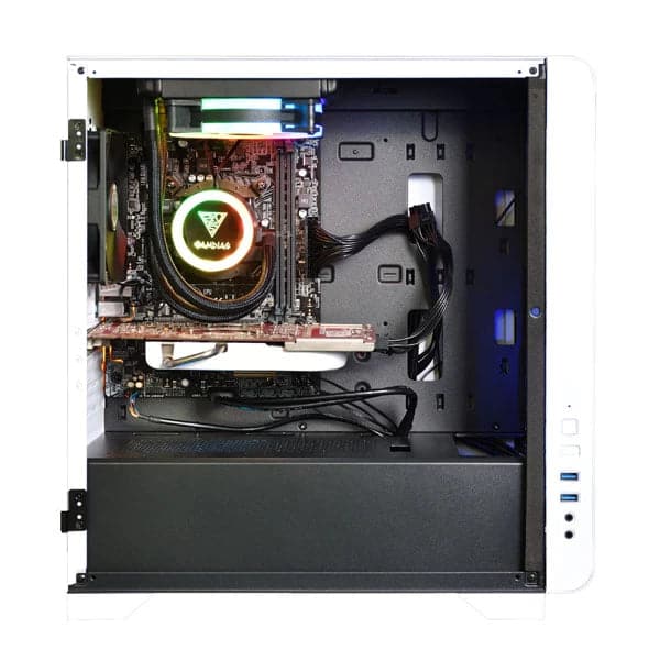 GAMDIAS Mars E2 Gaming MATX Mini tower Cabinet (White)