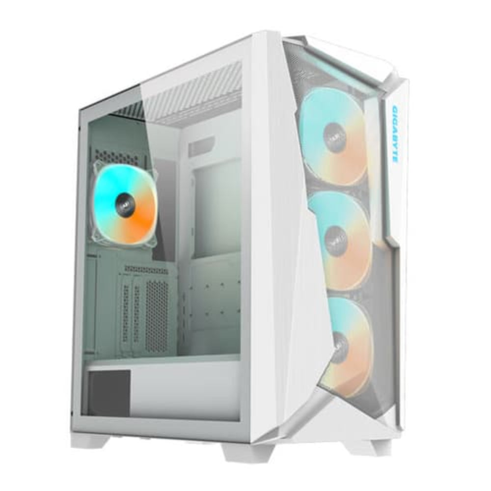 GIGABYTE C301 V2 Glass ARGB EATX Mid Tower Cabinet ( White )