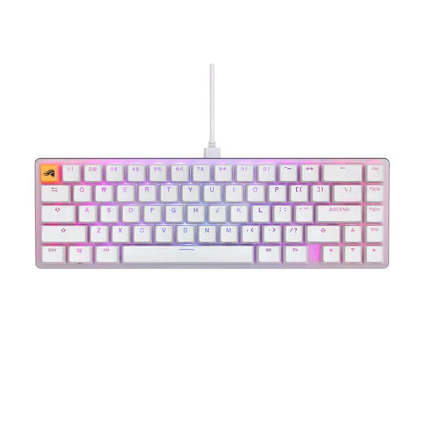 GLORIOUS GMMK 2 96% Mechanical Wired Gaming Keyboard ( White ) ( Fox Linear Switches )