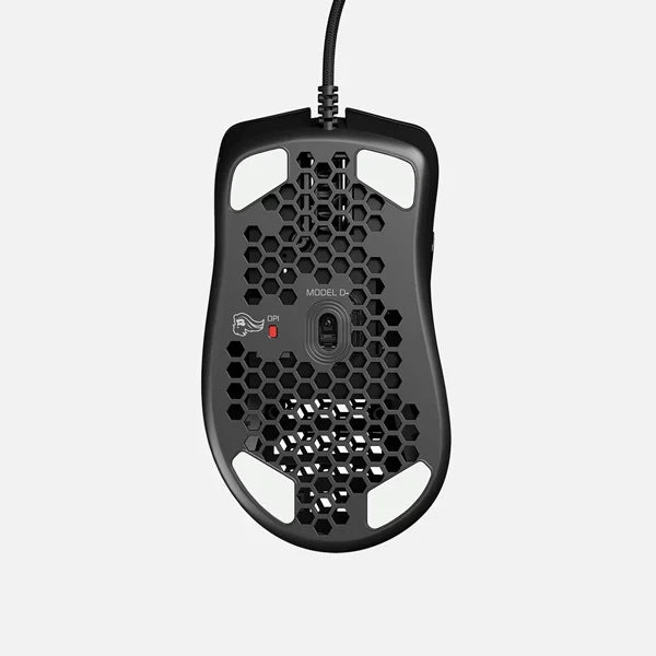 GLORIOUS Model D Wired Ergonomic Gaming Mouse ( GLO-MS-DW-MB ) ( 12000DPI / 6 Macro Buttons ) ( Glossy Black )