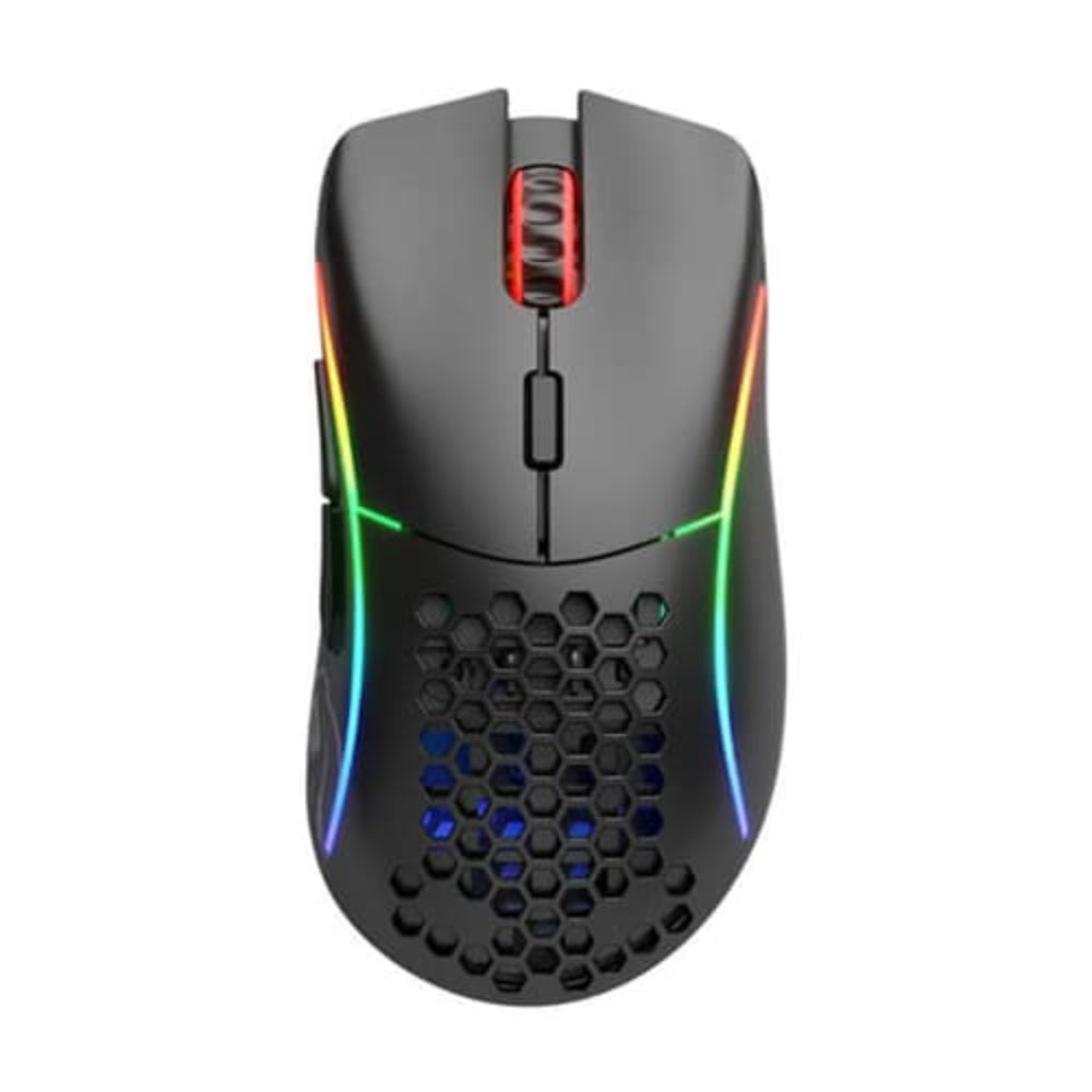GLORIOUS Model D RGB Ergonomic Wireless Gaming Mouse ( Black ) ( 19000DPI / 6 Macro Buttons ) ( GLO-MS-DW-MB )