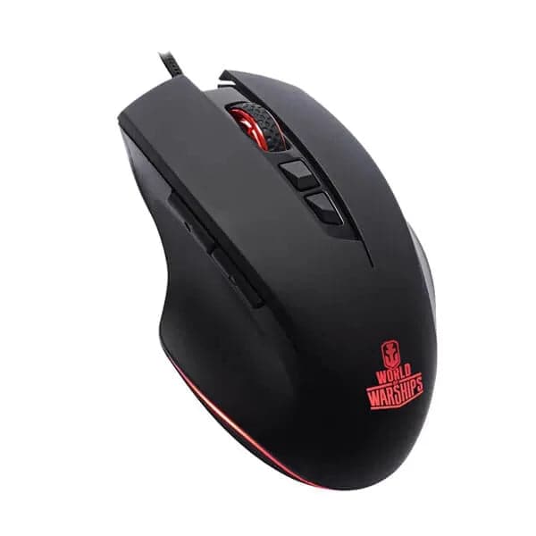 ANT ESPORTS GM200W Optical Wired Ergonomic Gaming Mouse ( GM200W ) (3200DPI / 7 Macro buttons) ( Black )