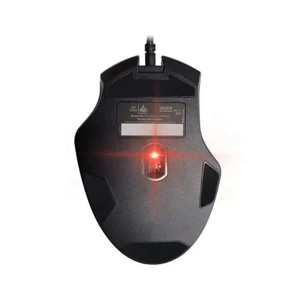 ANT ESPORTS GM200W Optical Wired Ergonomic Gaming Mouse ( GM200W ) (3200DPI / 7 Macro buttons) ( Black )