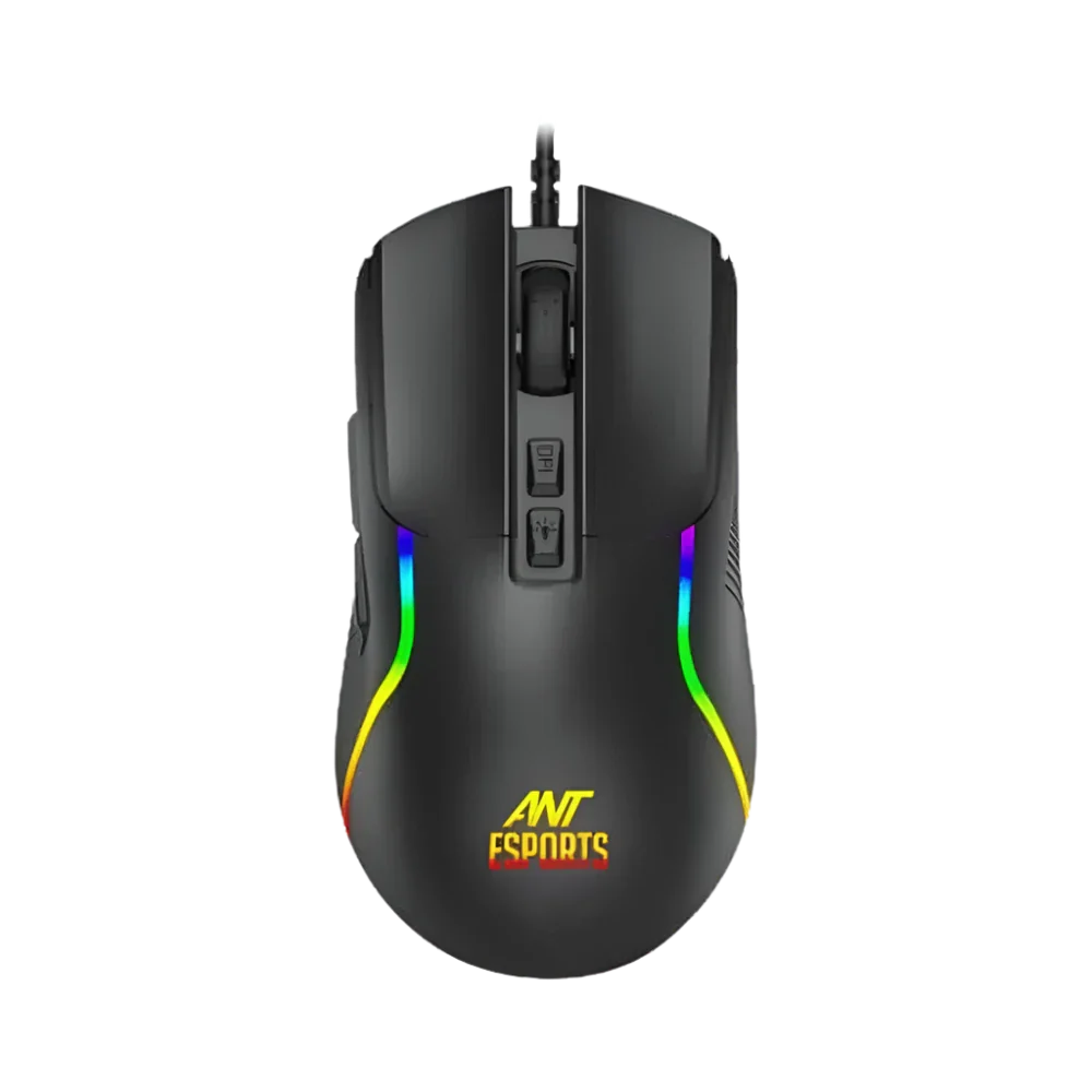 ANT ESPORTS GM380 Wired Ambidextrous Gaming Mouse ( 12800DPI / 7 Macro Buttons )