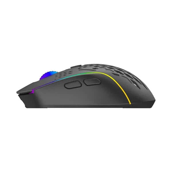 ANT ESPORTS GM700 Wireless Ambidextrous RGB Gaming Mouse ( GM700-RGB-BLACK ) ( 4800DPI / 6 Macro Buttons ) ( Black )
