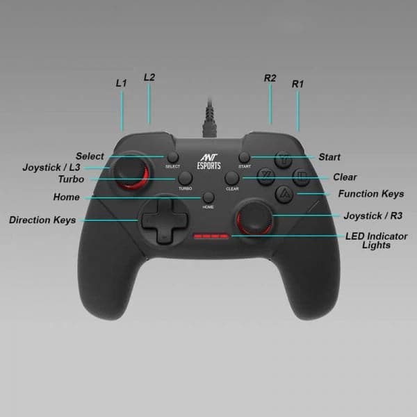 ANT ESPORTS GP100 Gaming Gamepad
