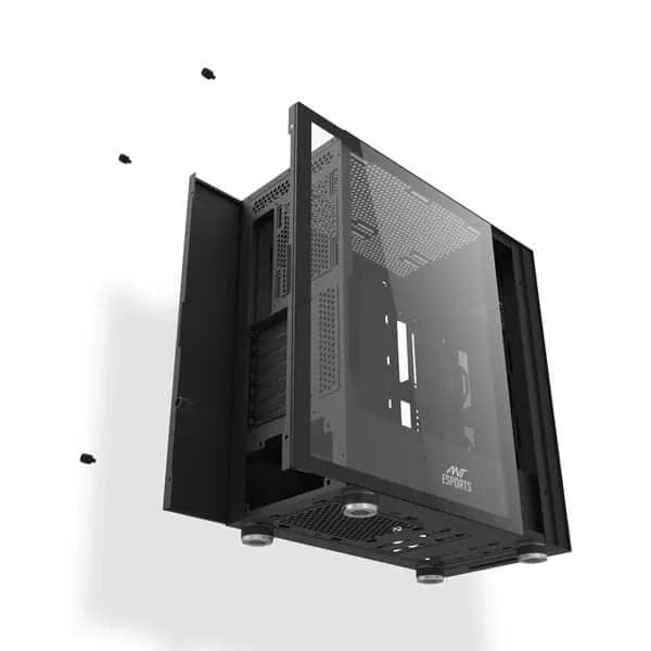 ANT ESPORTS Graffiti ATX Mid Tower Cabinet (Black)