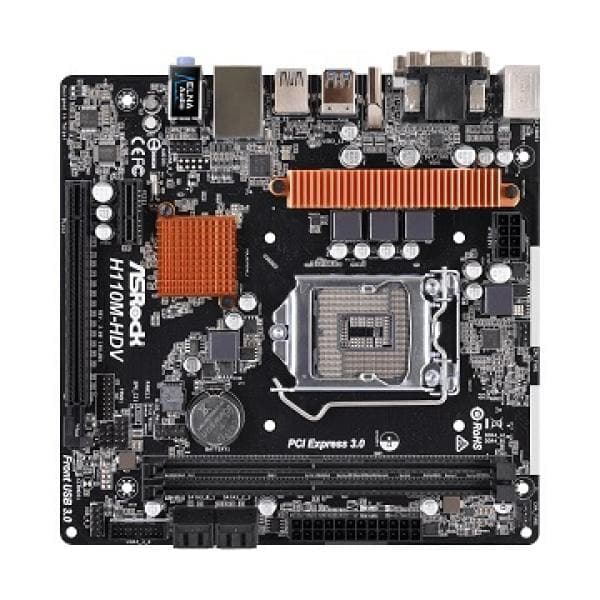ASROCK H110M HDV R3.0 DDR4 Intel Motherboard