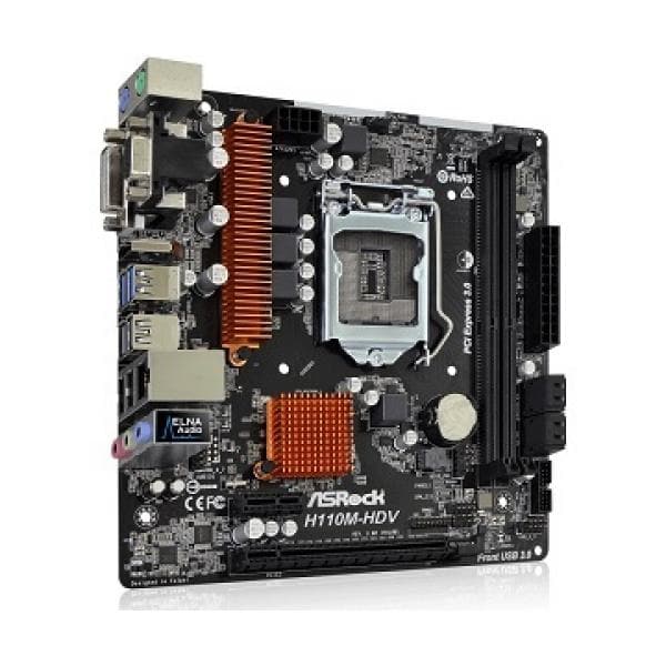 ASROCK H110M HDV R3.0 DDR4 Intel Motherboard
