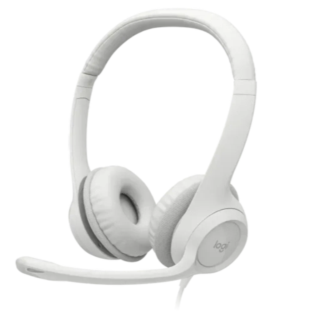 LOGITECH H390 RGB Wired Stereo Gaming Headphone ( Off-White ) ( Pc / Mobile / Mac / Xbox )