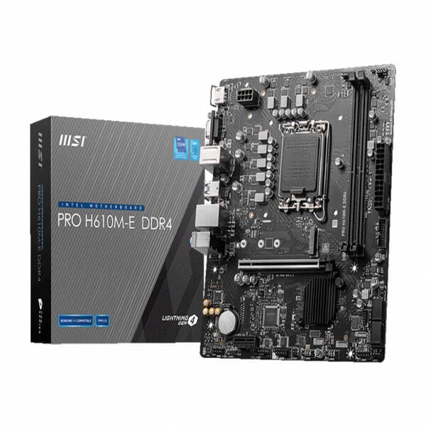 MSI Pro H610M-E DDR4 Intel Motherboard