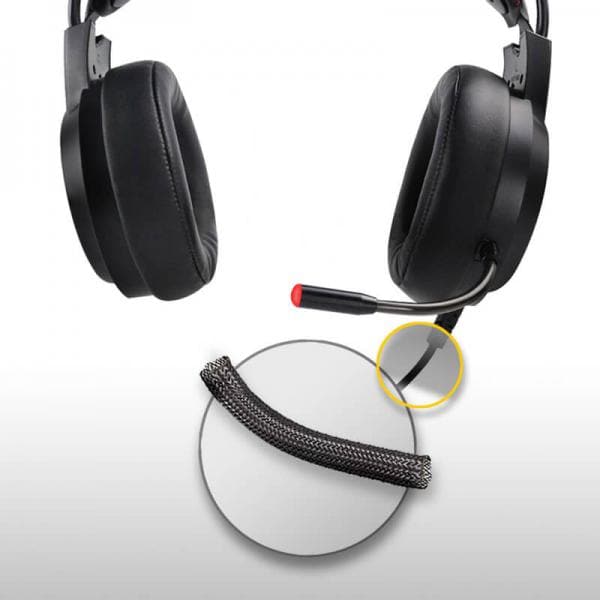 ANT ESPORTS H707 HD RGB 7.1 Virtual Surround 3.5mm Wired Gaming Headphone ( Black ) ( PC / Playstation / Mobile / Xbox )