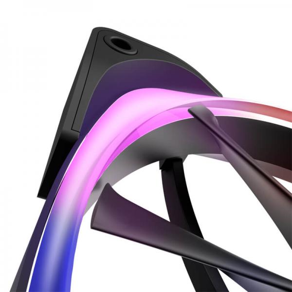 NZXT Aer RGB 2 Starter Kit 140mm HUE 2 Contoller Cabinet Fan (Black) (Twin Pack)