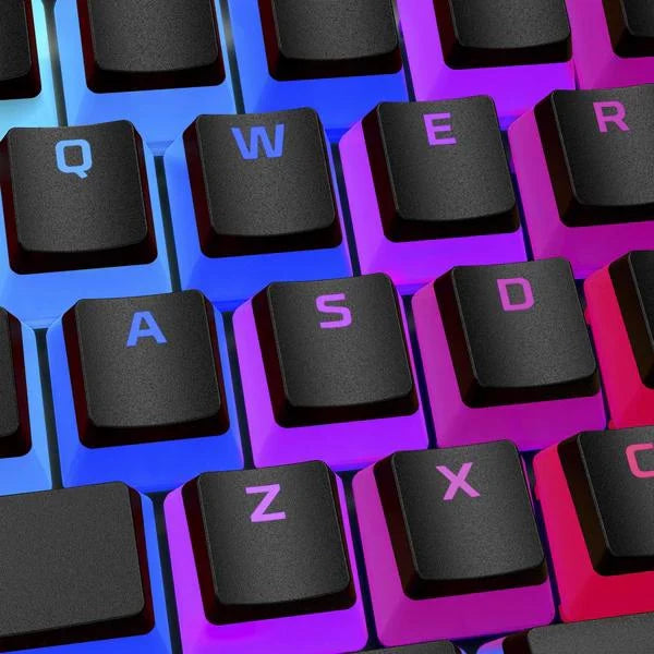HYPERX Pudding Keycaps Double Shot PBT (Black)