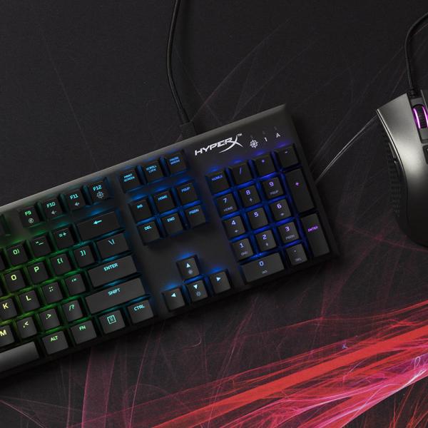 HYPERX Alloy FPS RGB Full Size Mechanical Wired Gaming Keyboard ( Black ) ( Kailh Silver Switch )
