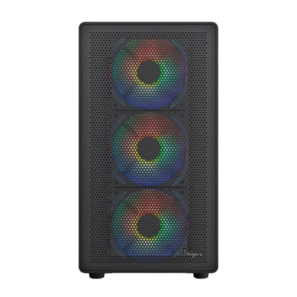 FINGERS HyperHawk RGB MATX Mini Tower Cabinet ( Black )