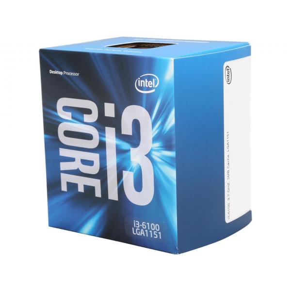 INTEL Core i3 6100 6th Generation Processor ( 3.7 GHz / 2 Cores / 4 Threads )