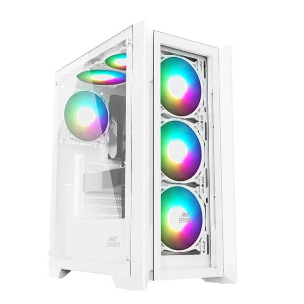 ANT ESPORTS ICE-170 TG ATX Mid Tower Cabinet (White)