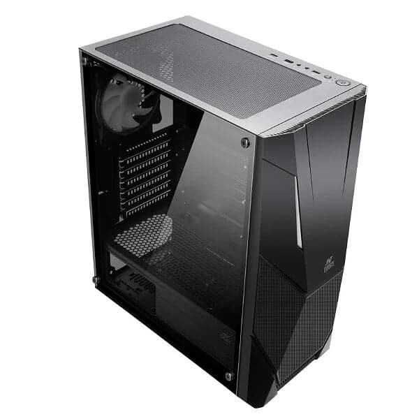 ANT ESPORTS ICE-211TG ARGB ATX Mid Tower Cabinet (Black)