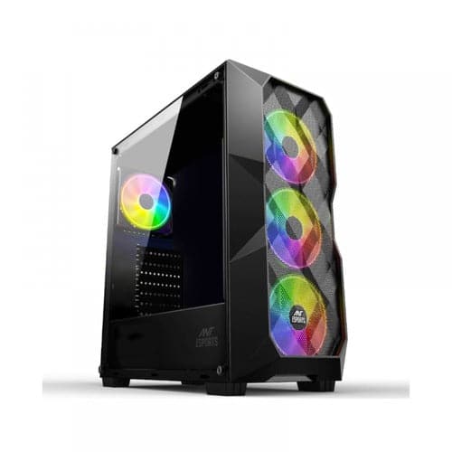 ANT ESPORTS ICE-300 Mesh ATX Mid Tower Cabinet (Black)