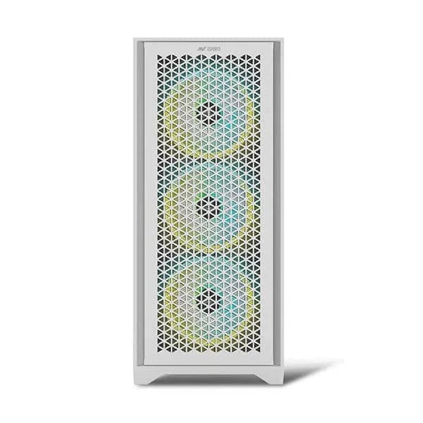ANT ESPORTS ICE-4000 RGB Mesh ATX Mid Tower Cabinet (White)