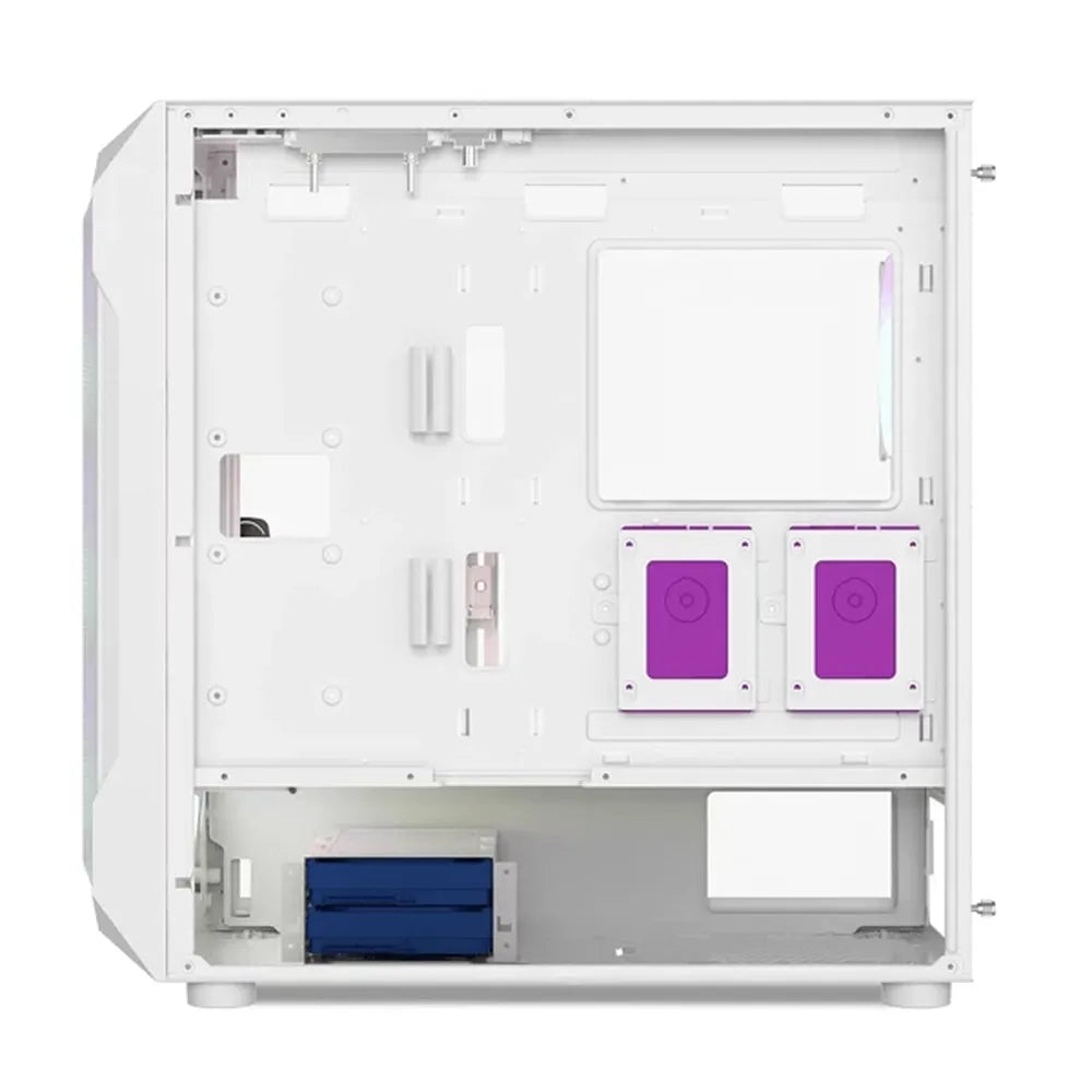 ANT ESPORTS ICE-410 TG Mesh ARGB EATX Mid Tower Cabinet (White)