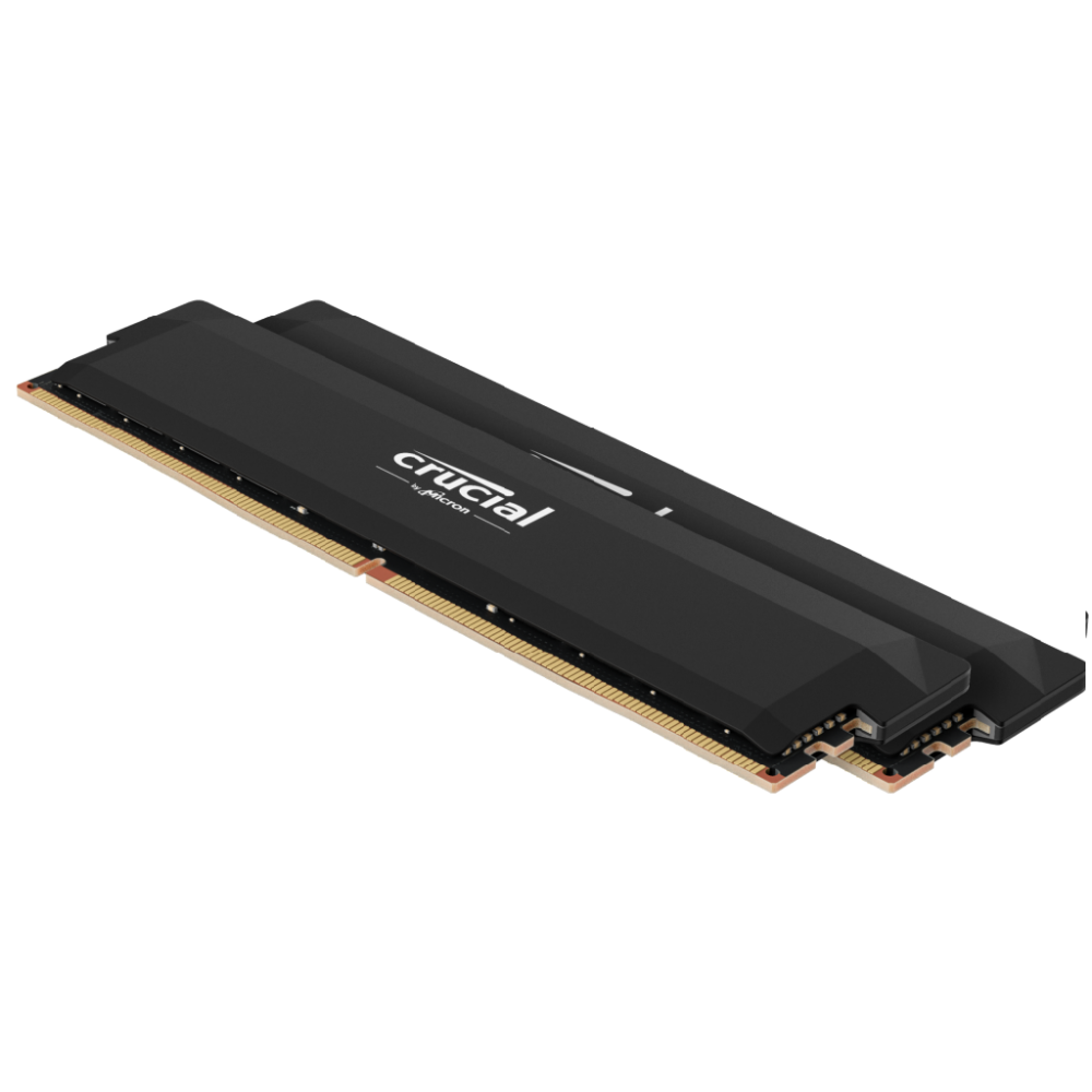 CRUCIAL Pro 32GB ( 16GB x 2 ) 6000MHz DDR5 Ram ( Black ) ( CL36 )