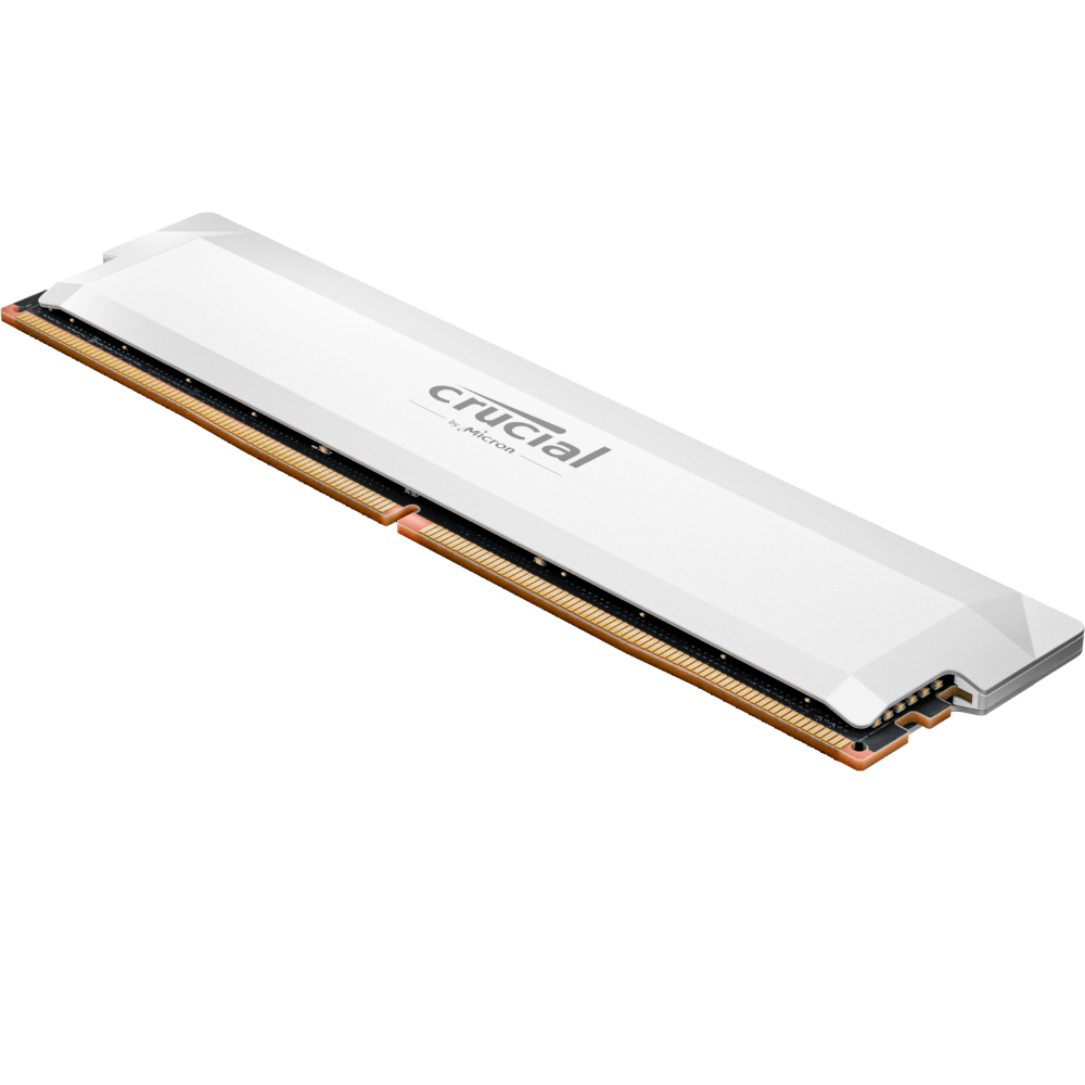 CRUCIAL Pro OC 16GB ( 16GB x 1 ) 6000MHz DDR5 Ram ( White ) ( CL36 )