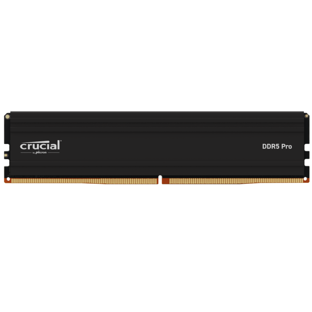 CRUCIAL Pro 16GB ( 16GB x 1 ) 5600MHz DDR5 RAM ( Black ) ( CL46 )
