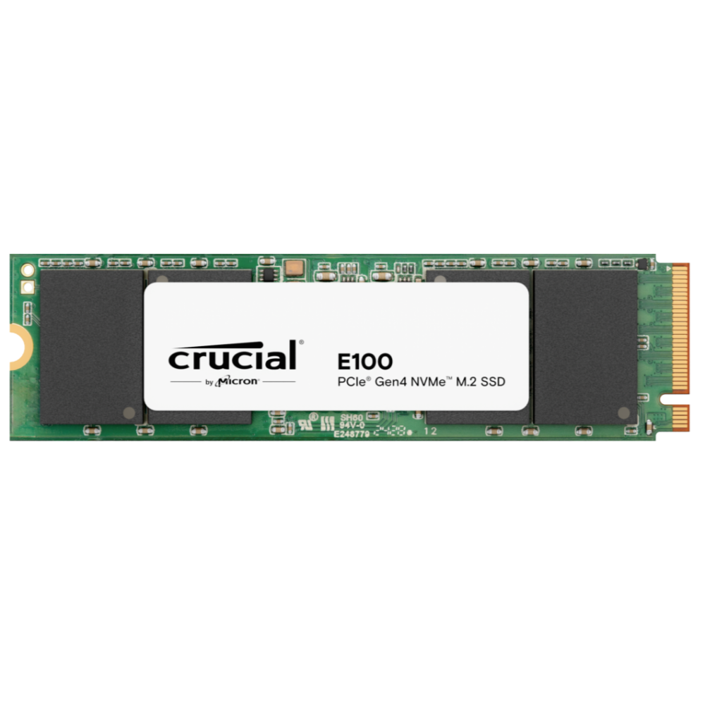 CRUCIAL E100 1TB M.2 NVME Gen4 Solid State Drive ( SSD )