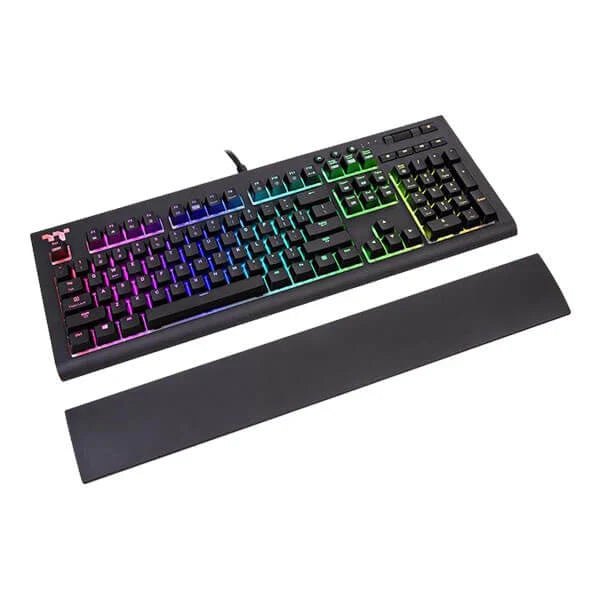 THERMALTAKE Premium X1 Full Size Wired Gaming Keyboard ( Black ) (Cherry MX Silver Switch ) ( KB-TPX-SSBRUS-01 )