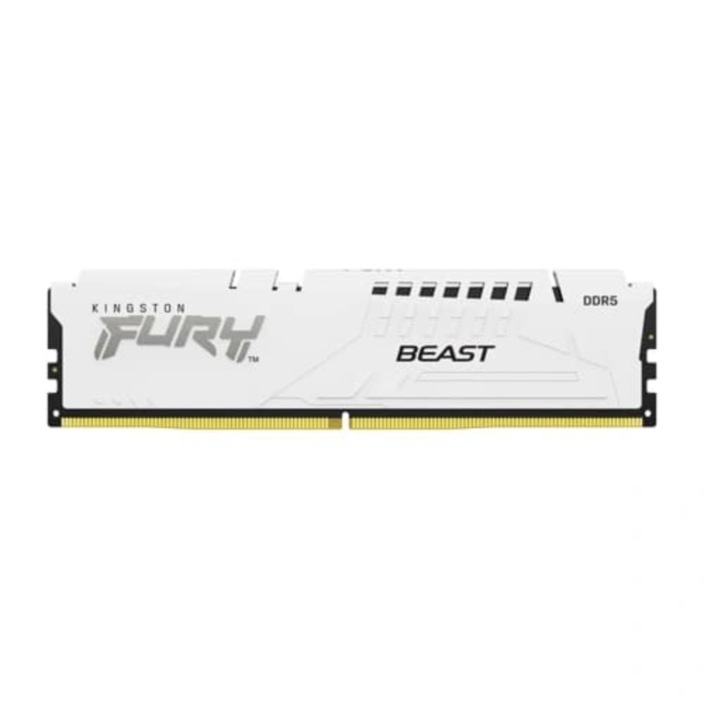KINGSTON FURY Beast 16GB ( 16GB x 1 ) 5200MHz DDR5 RAM ( White ) ( CL40 )