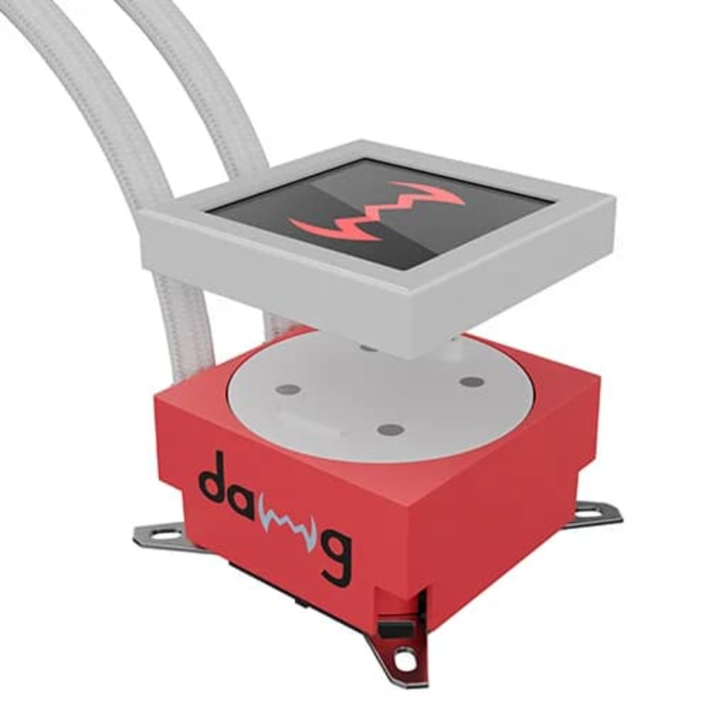 DAWG L240 ARGB 240mm CPU Liquid Cooler ( With LCD Display )( White )