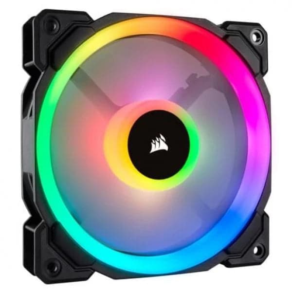CORSAIR LL120 120mm RGB Cabinet Fan (Black) (Triple Pack)