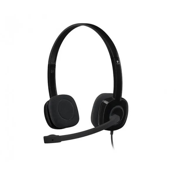 LOGITECH H151 Wired Stereo Gaming Headphone ( Black ) ( Laptops / Mobile / PC )