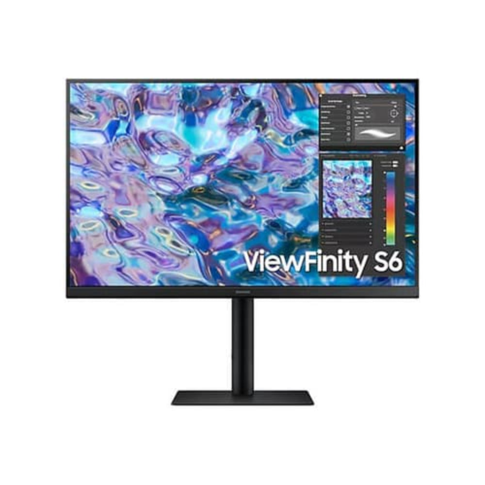 SAMSUNG ViewFinity S6 LS27B610EQWXXL 27 Inch 2K QHD 75Hz IPS Panel 99% SRGB 5MS AMD Freesync Gaming Monitor