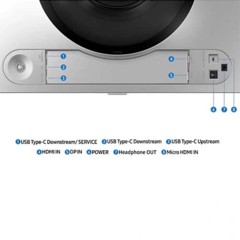 SAMSUNG Odyssey LS49DG910SWXXL 49 Inch DQHD 144Hz Oled Panel 99% SRGB 0.03MS AMD Freesync Gaming Monitor (Silver)