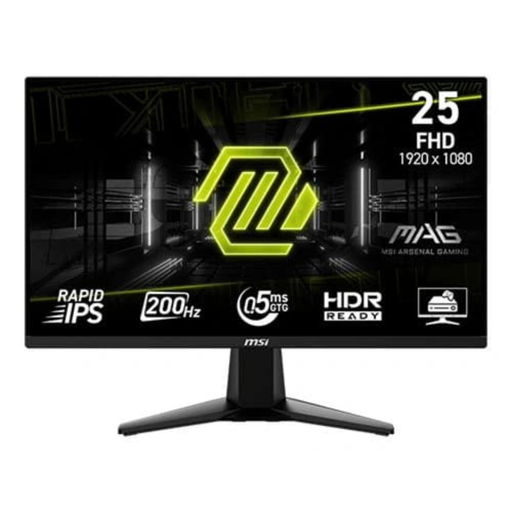 MSI MAG 255F E20 25 Inch FHD 200Hz IPS Panel 100% SRGB 0.5MS AMD Freesync Gaming Monitor