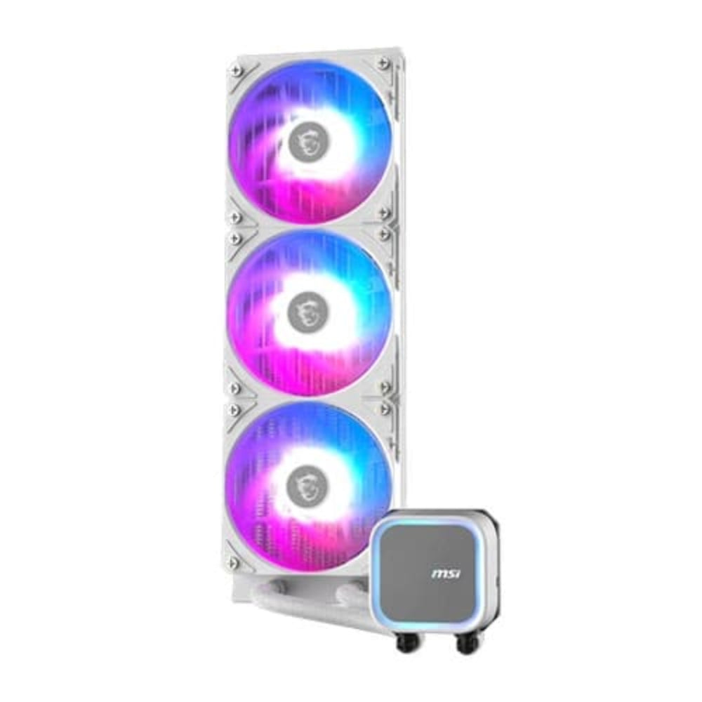 MSI MAG CoreLiquid A13 360mm ARGB CPU Liquid Cooler (White)